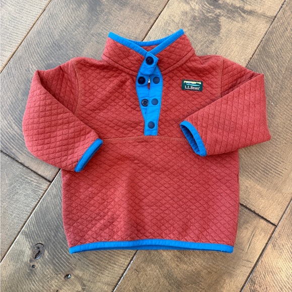 L.L. Bean Other - L.L. Bean Quilted Snap Pullover, 6-12 month